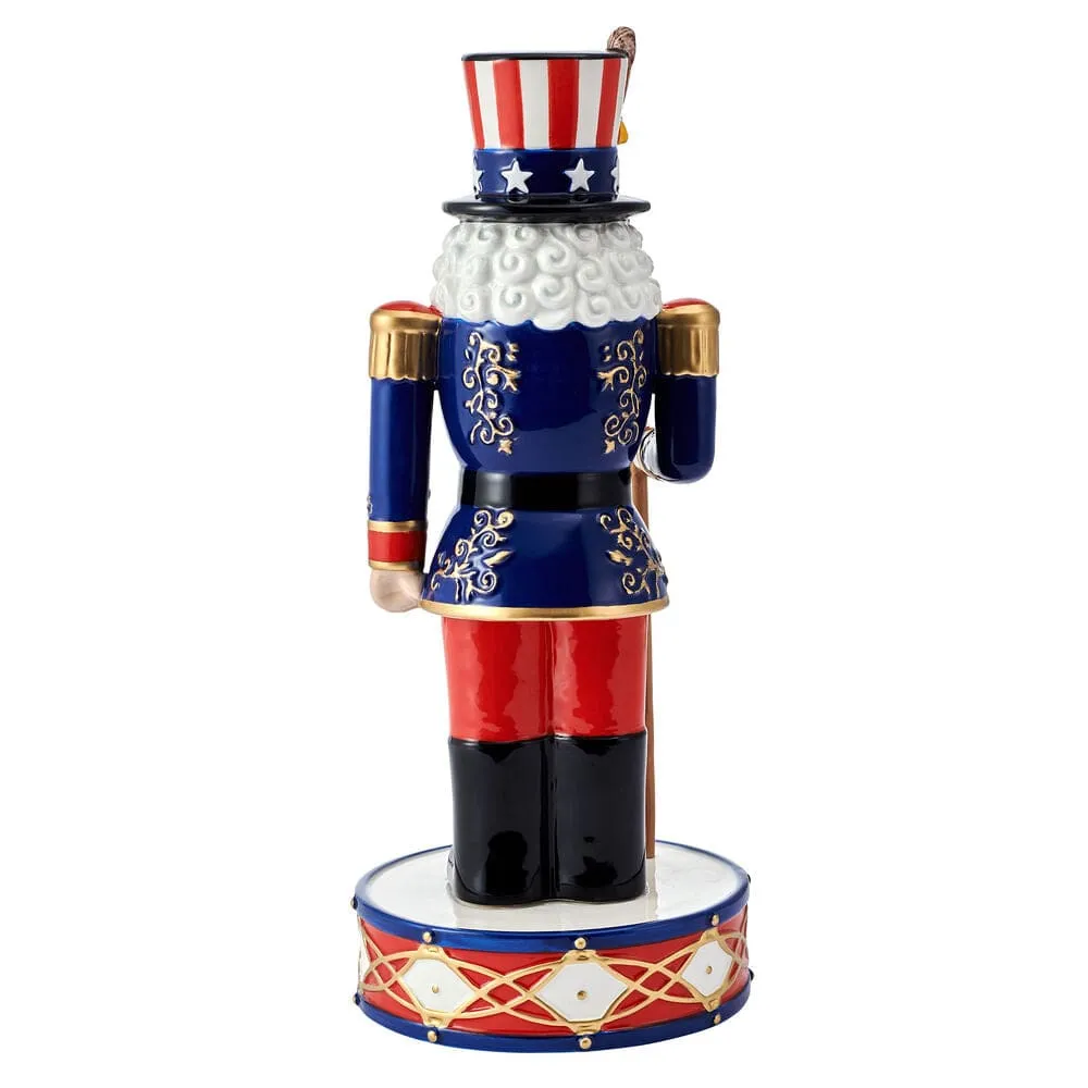 Fitz and Floyd Uncle Sam Schiaccianoci 33 cm terracotta