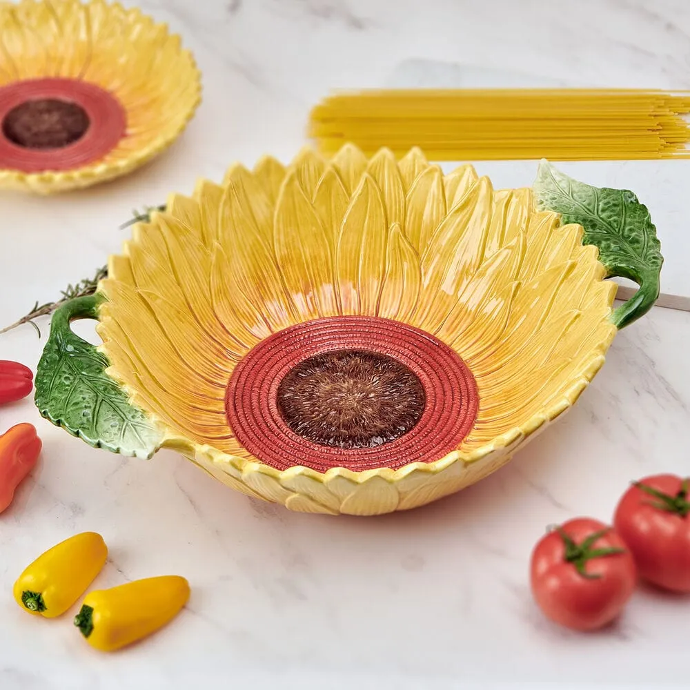 Fitz and Floyd Provence Sunflower ciotola servizio girasole