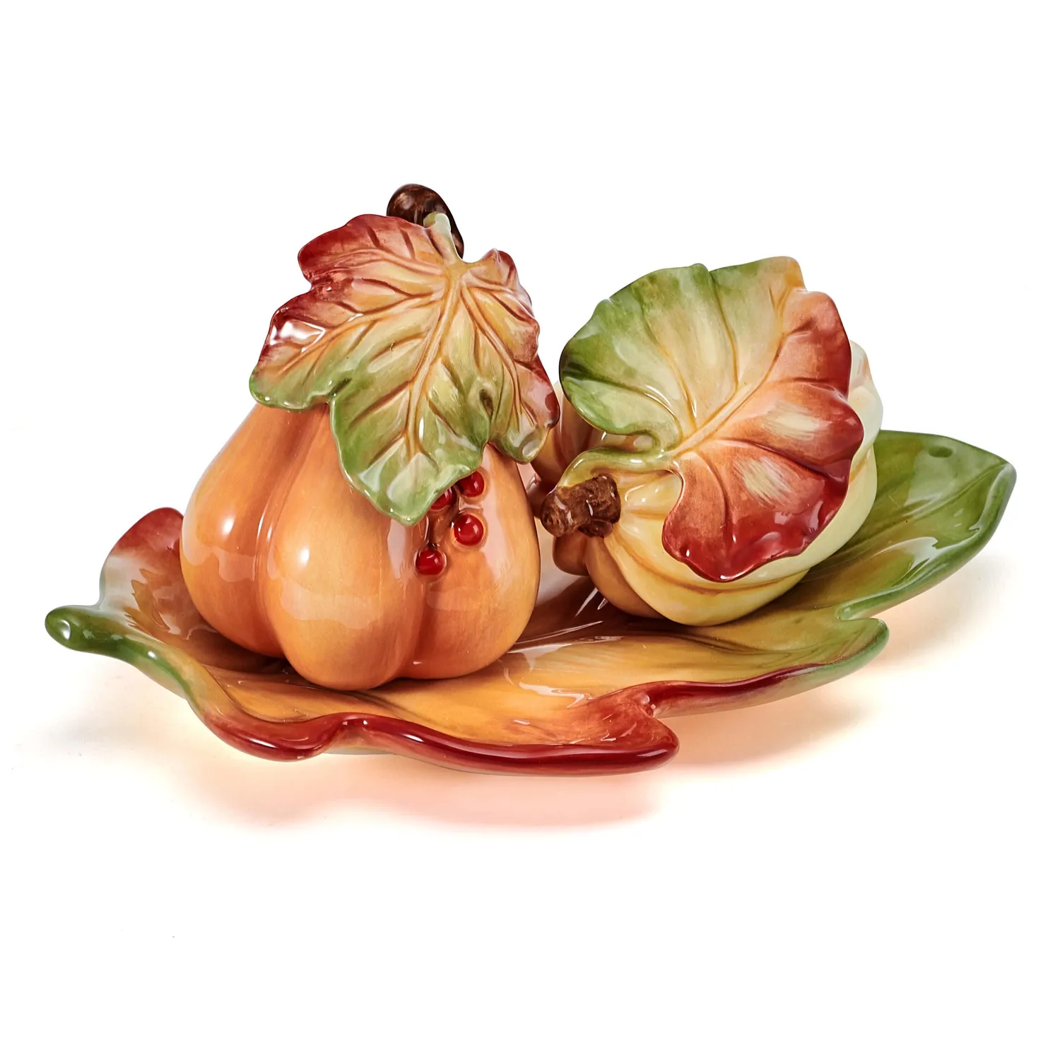 Fitz and Floyd Harvest set sale e pepe zucca