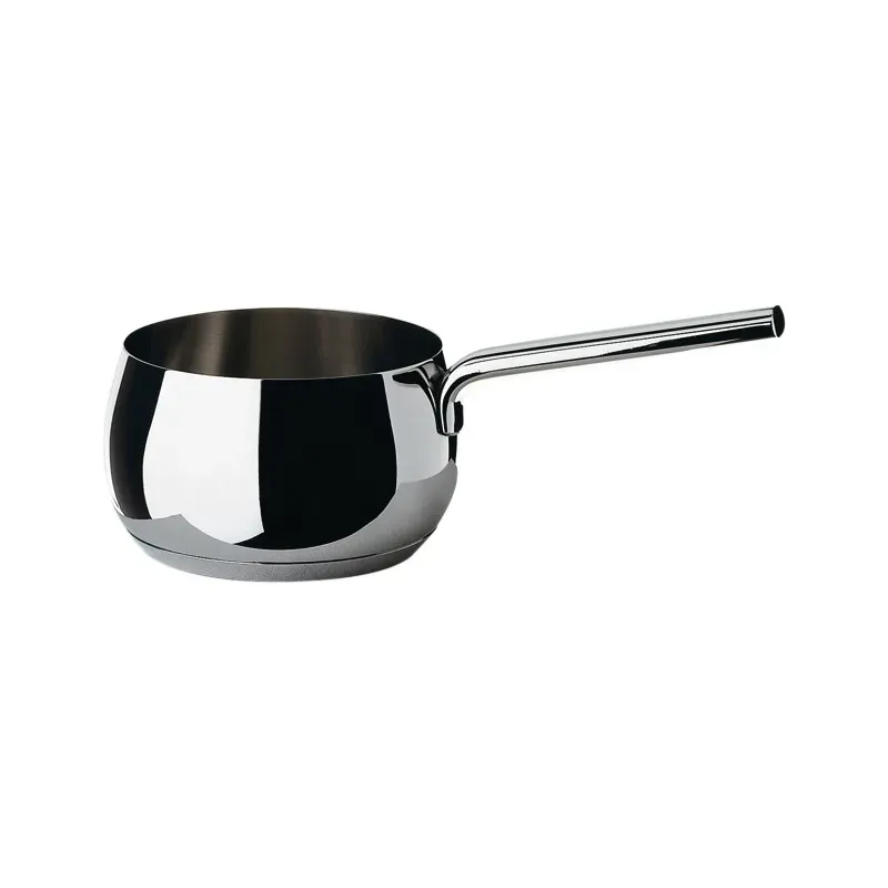 Alessi Mami casseruola manico lungo 14 cm acciaio