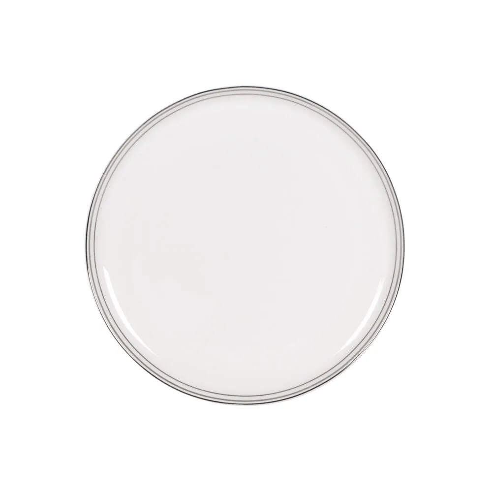 Fitz and Floyd Nevaeh White servizio piatti 16 pezzi platino per 4