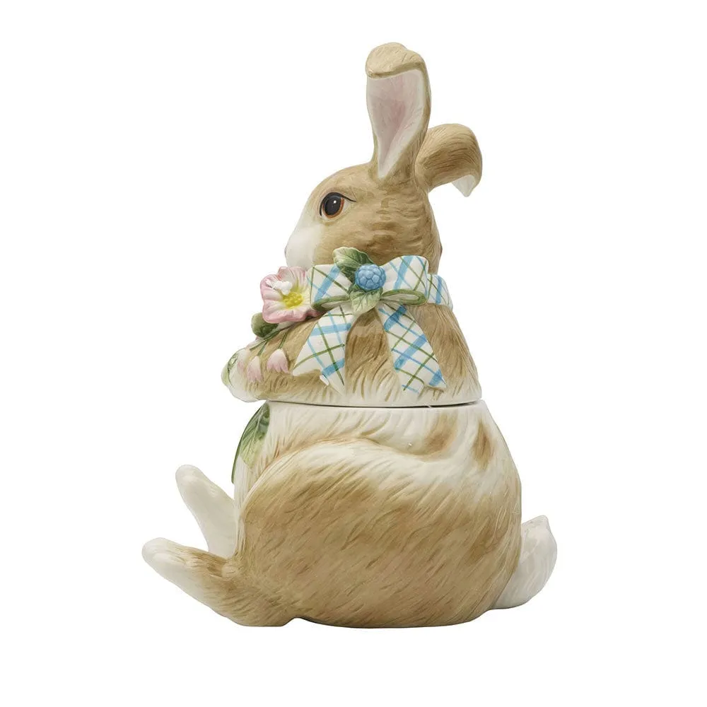 Fitz and Floyd Toulouse Rabbit biscottiera coniglio ceramica