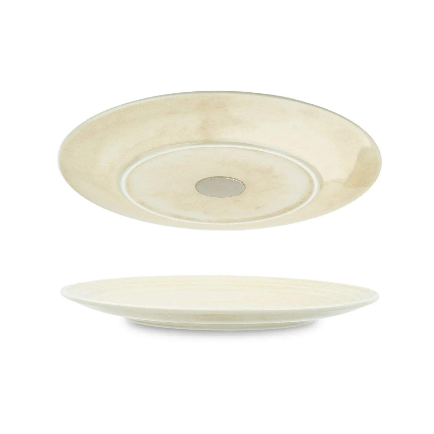 Silwy piatto magnetico porcellana sabbia 23 cm