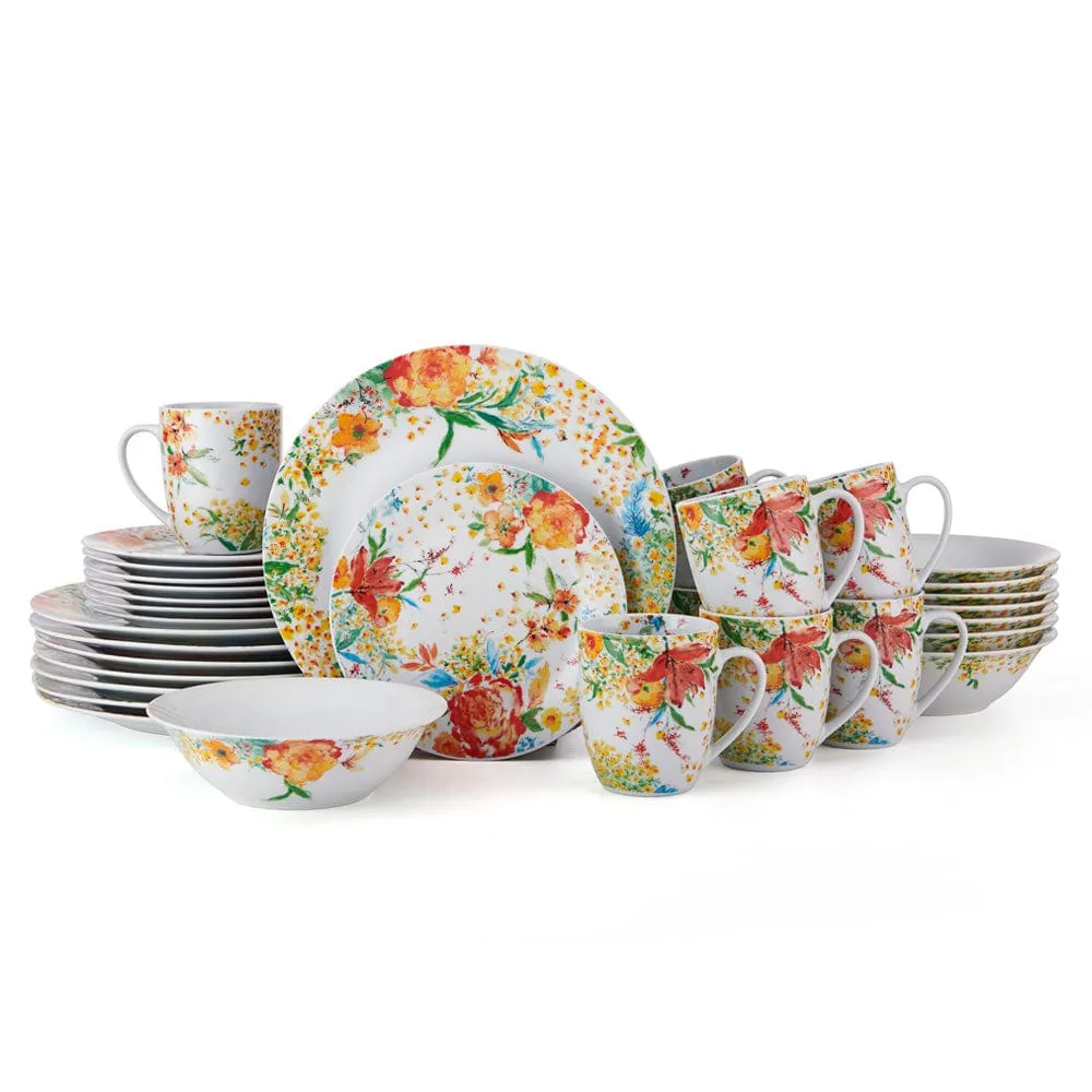 Fitz and Floyd Garden Delight servizio piatti 32 pezzi 8 persone