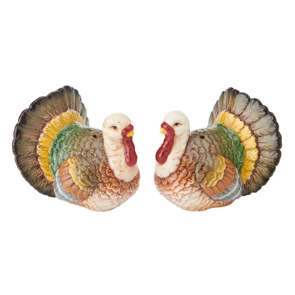 Fitz and Floyd Thanksgiving Traditions set sale pepe tacchino