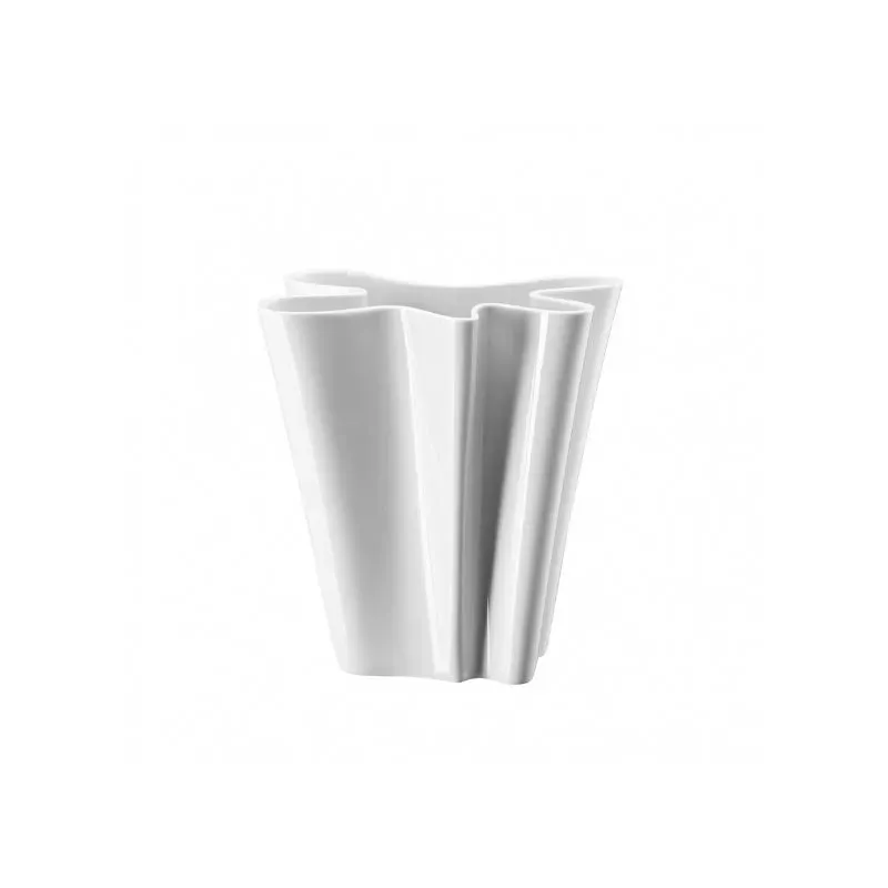 Rosenthal Flux Vaso Porcellana Bianca Design