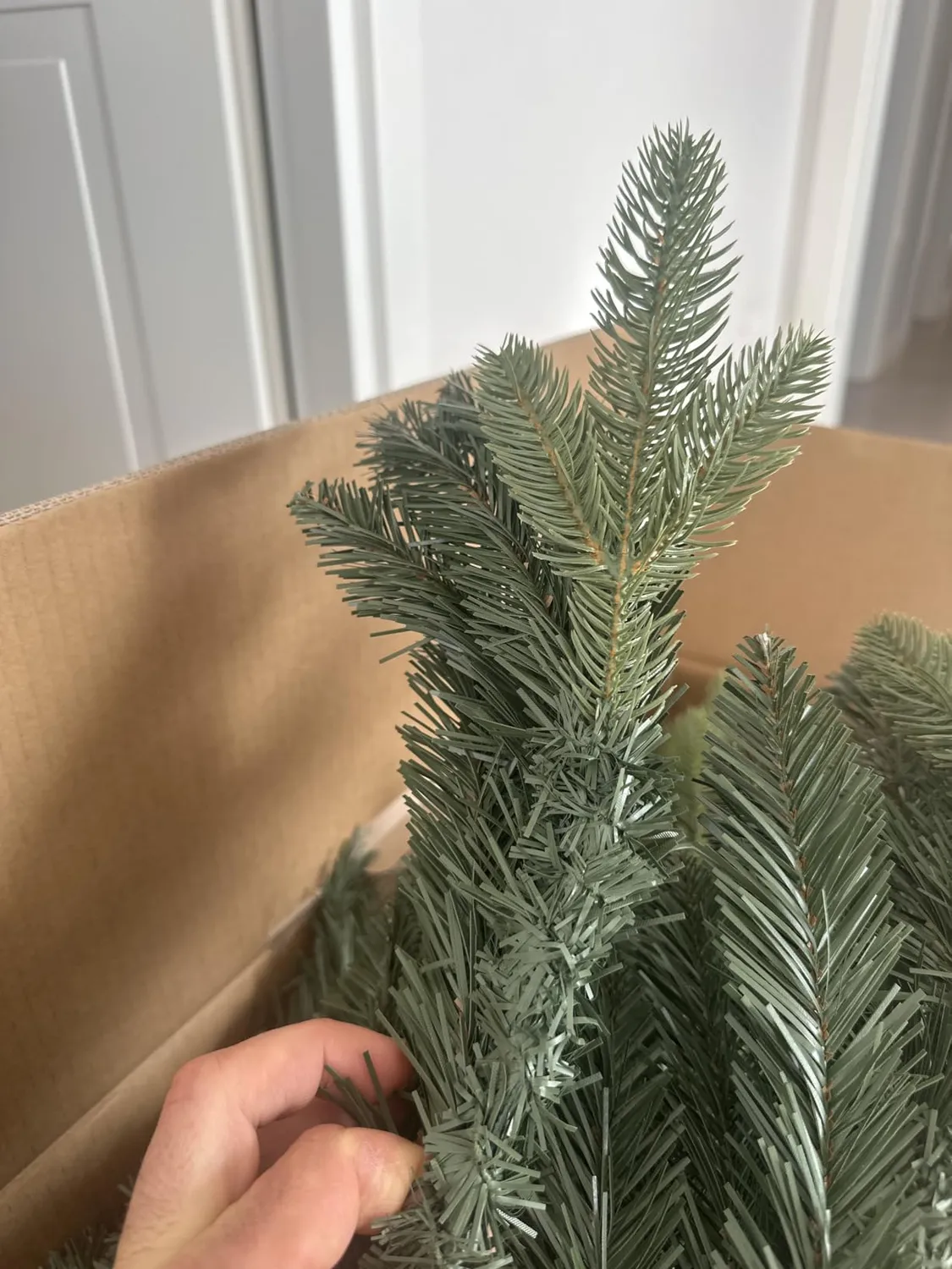 Pure Living albero di Natale artificiale 180 cm realistico