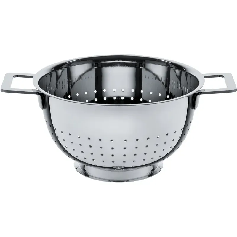 Alessi Pot&Pans scolatoio acciaio versamento facile
