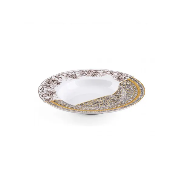 Seletti Hybrid 2.0 Agroha piatto fondo bone china