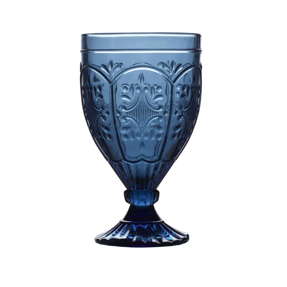 Fitz and Floyd Trestle set 4 bicchieri indaco 354 ml