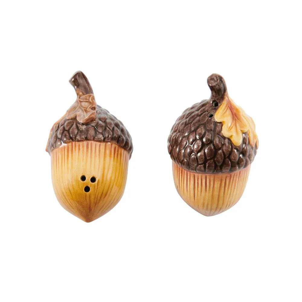 Fitz and Floyd Harvest set sale e pepe ghianda con vassoio