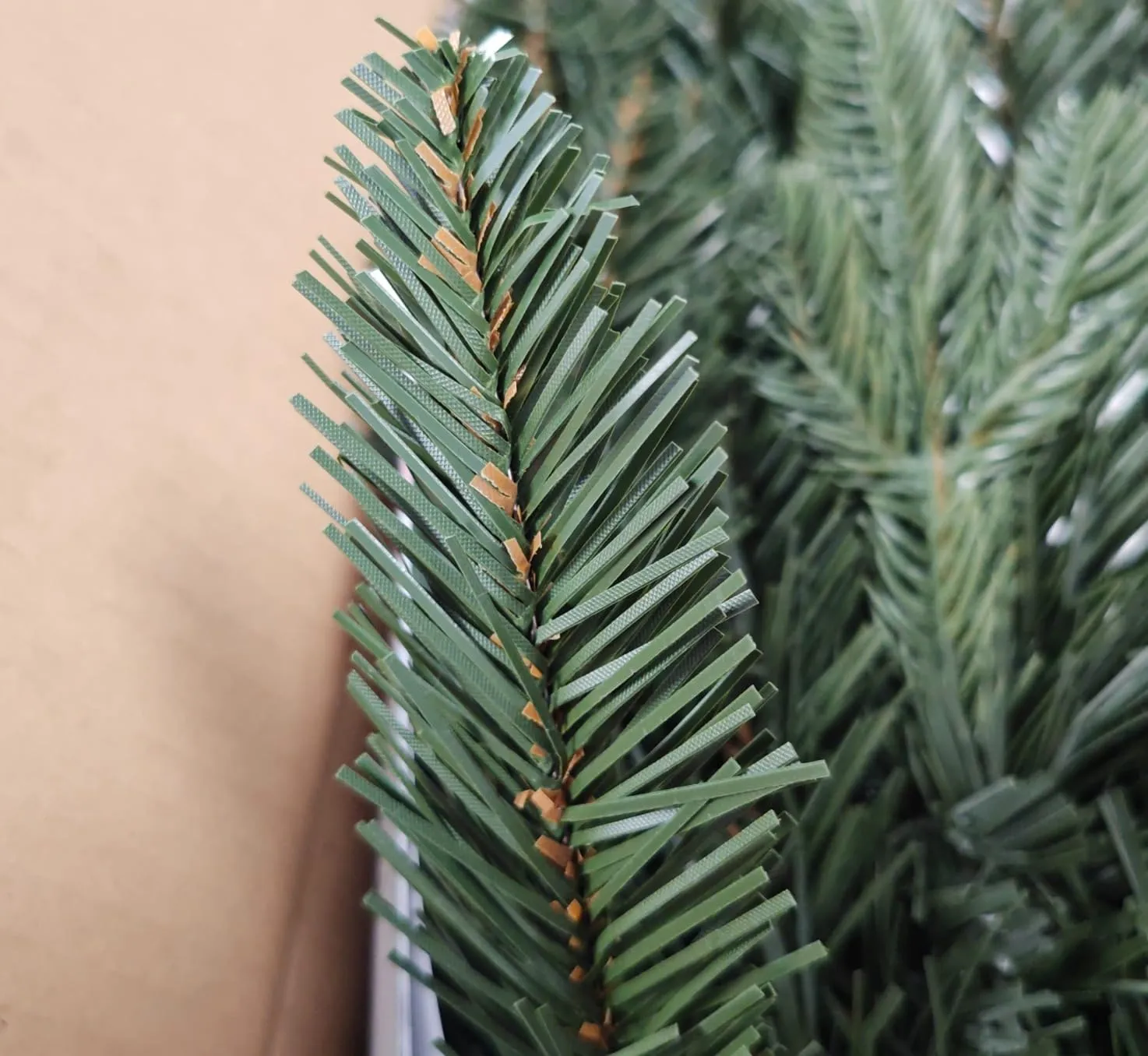 Pure Living albero di Natale artificiale 90 cm realistico legno