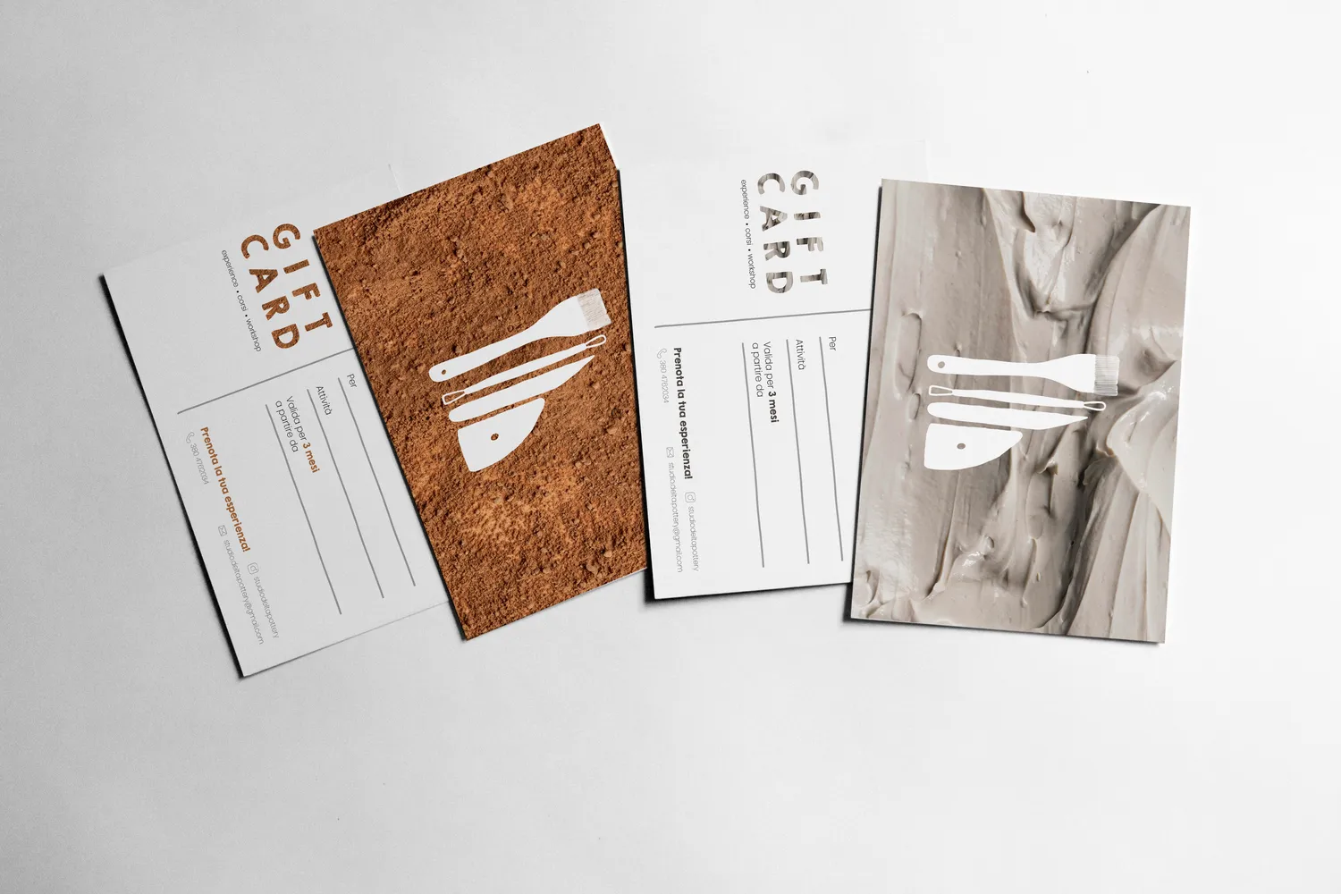 Studio Delta Pottery Mug + Spoon gift card workshop ceramica