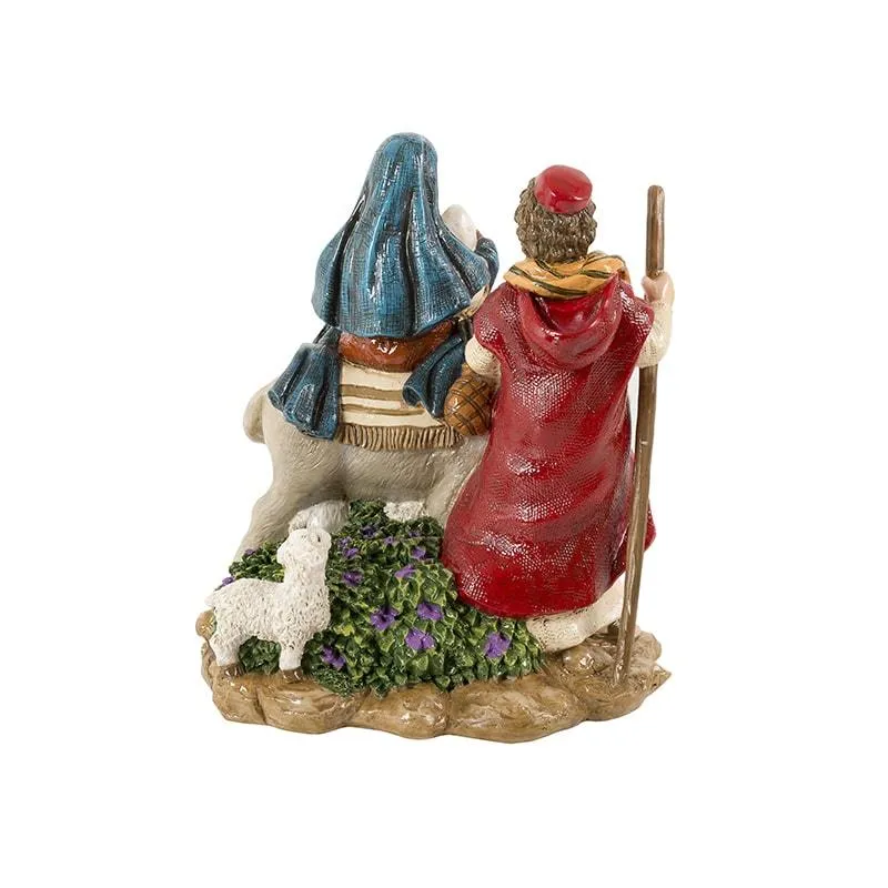 Fitz and Floyd The Journey Nativity presepe musicale 17 cm