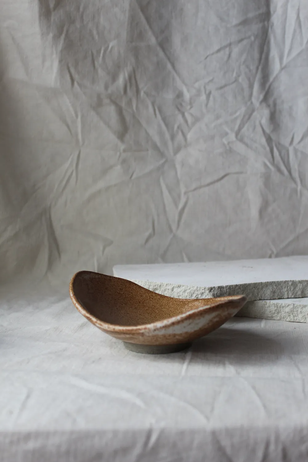 Studio Delta Pottery Peanuts ciotola gres antracite 15 cm