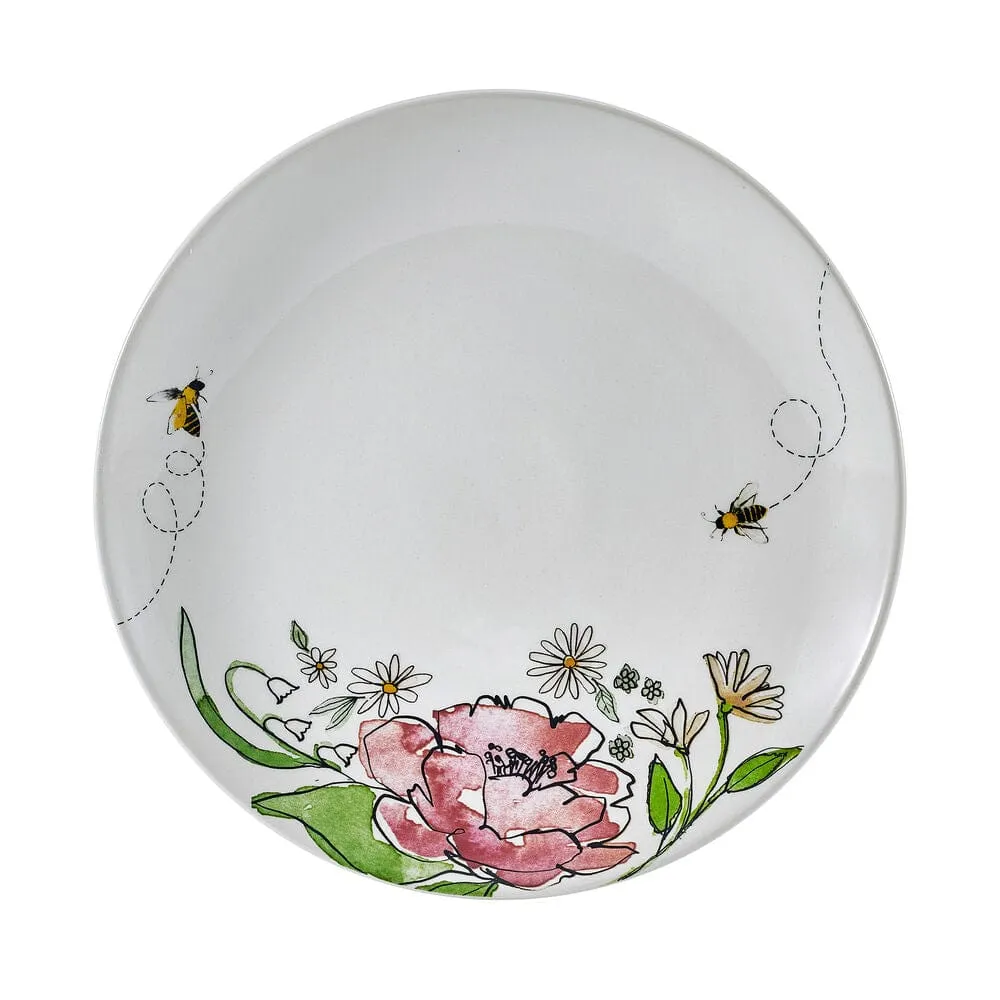 Fitz and Floyd Emi's Garden set 4 piattini floreali