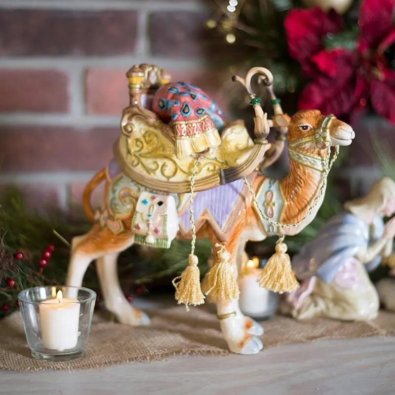 Fitz and Floyd Nativity Cammello Babilonese Statuetta 30 cm