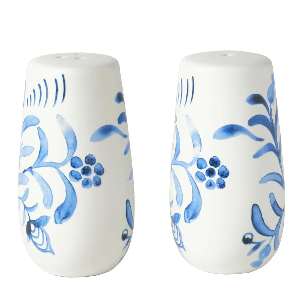 Fitz and Floyd Sicily Blue set 2 ciotole con sale e pepe