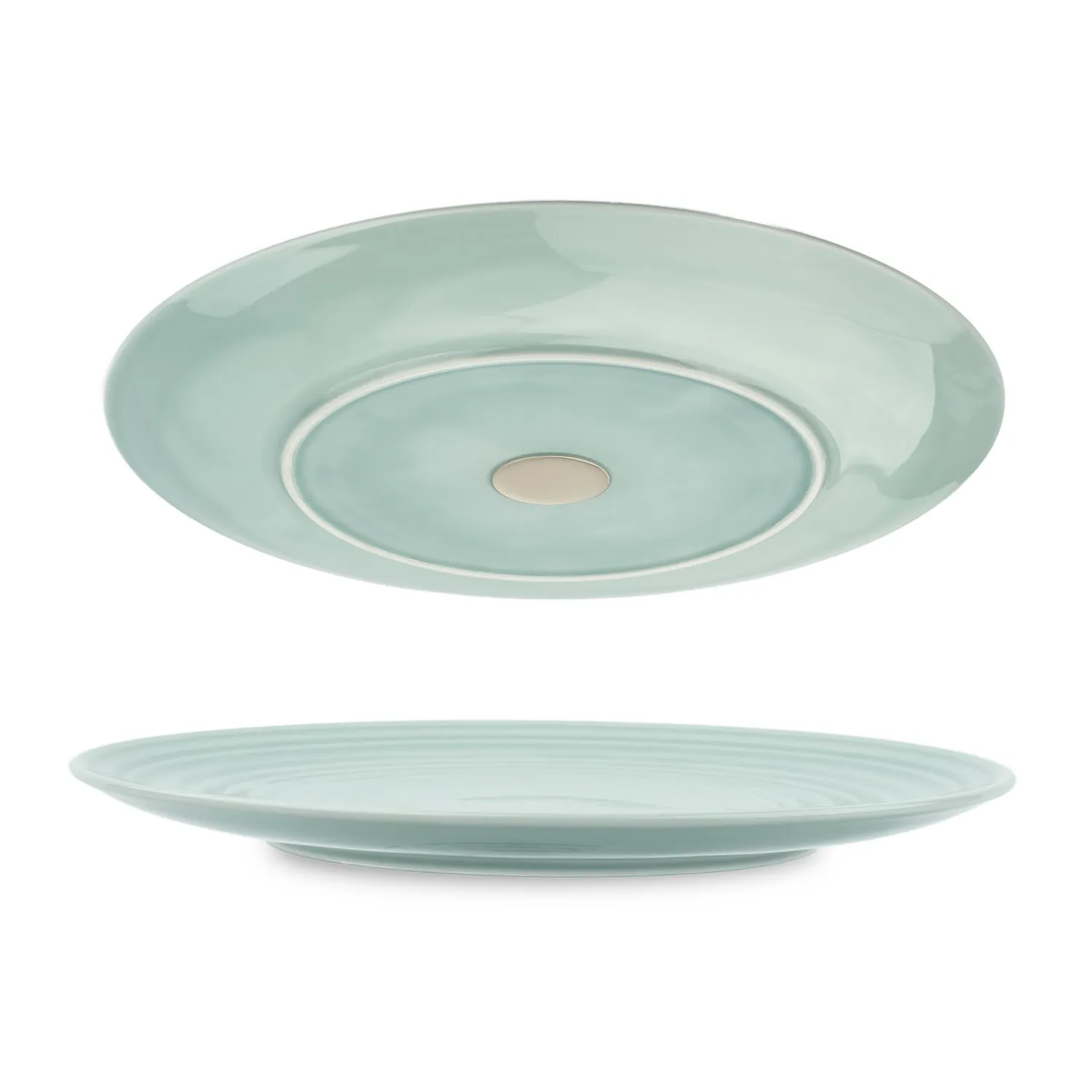 Silwy Ciano piatto magnetico porcellana 26 cm ciano