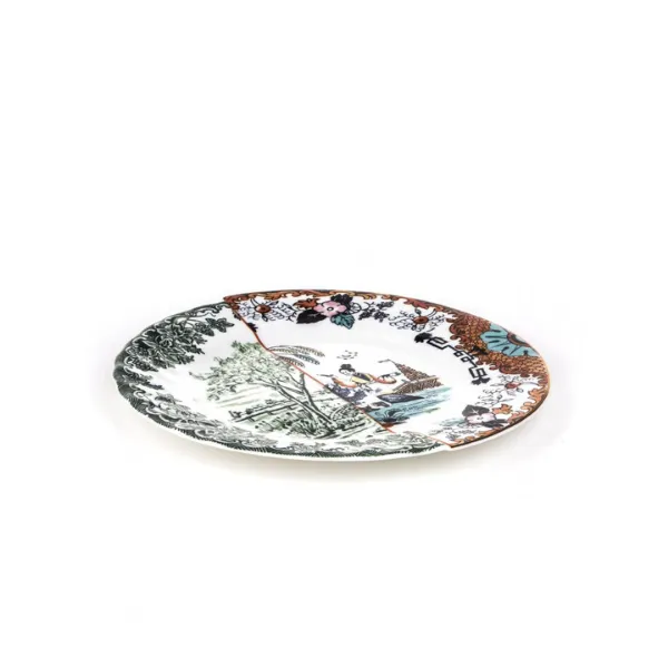 Seletti Hybrid Ipazia piatto piano bone china