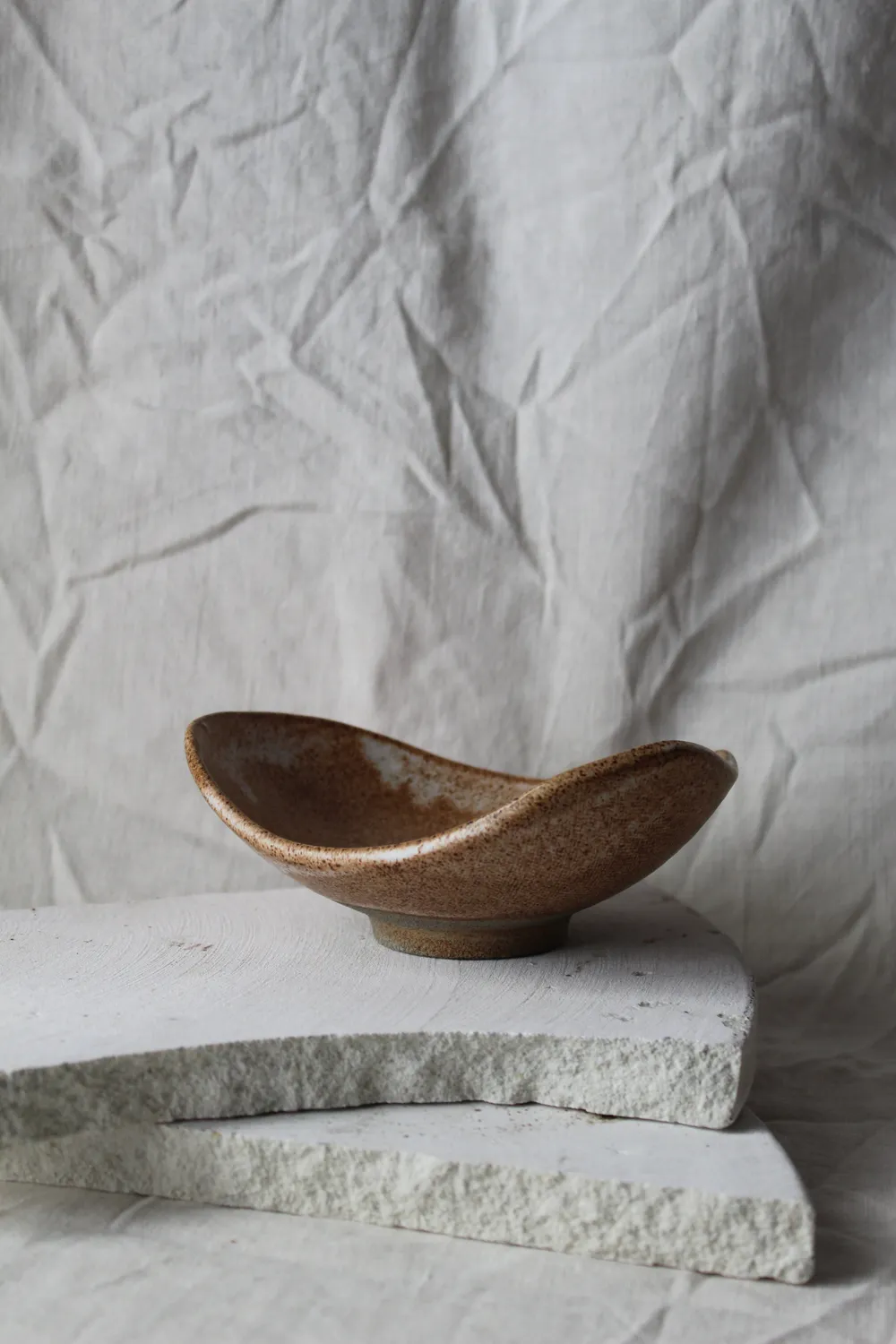 Studio Delta Pottery Peanuts ciotola gres antracite 15 cm
