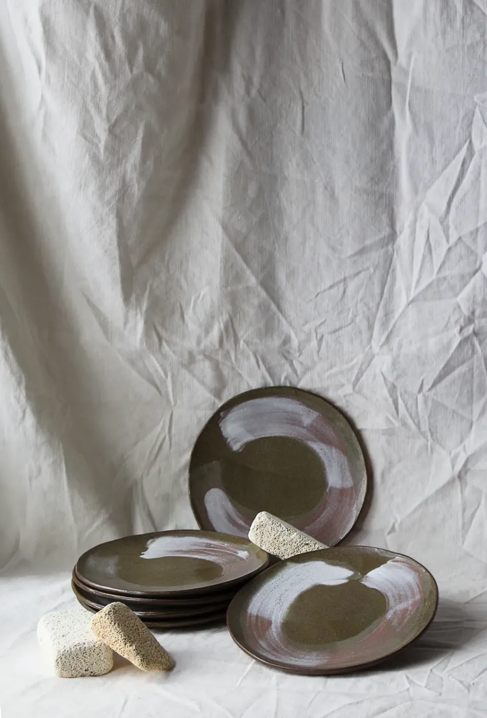 Studio Delta Pottery Enso piatto gres rosso 21 cm