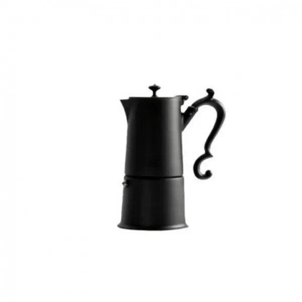 KnIndustrie Lady Anne Black Caffettiera acciaio nero