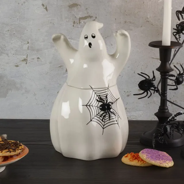 Fitz and Floyd Halloween biscottiera fantasma terraglia
