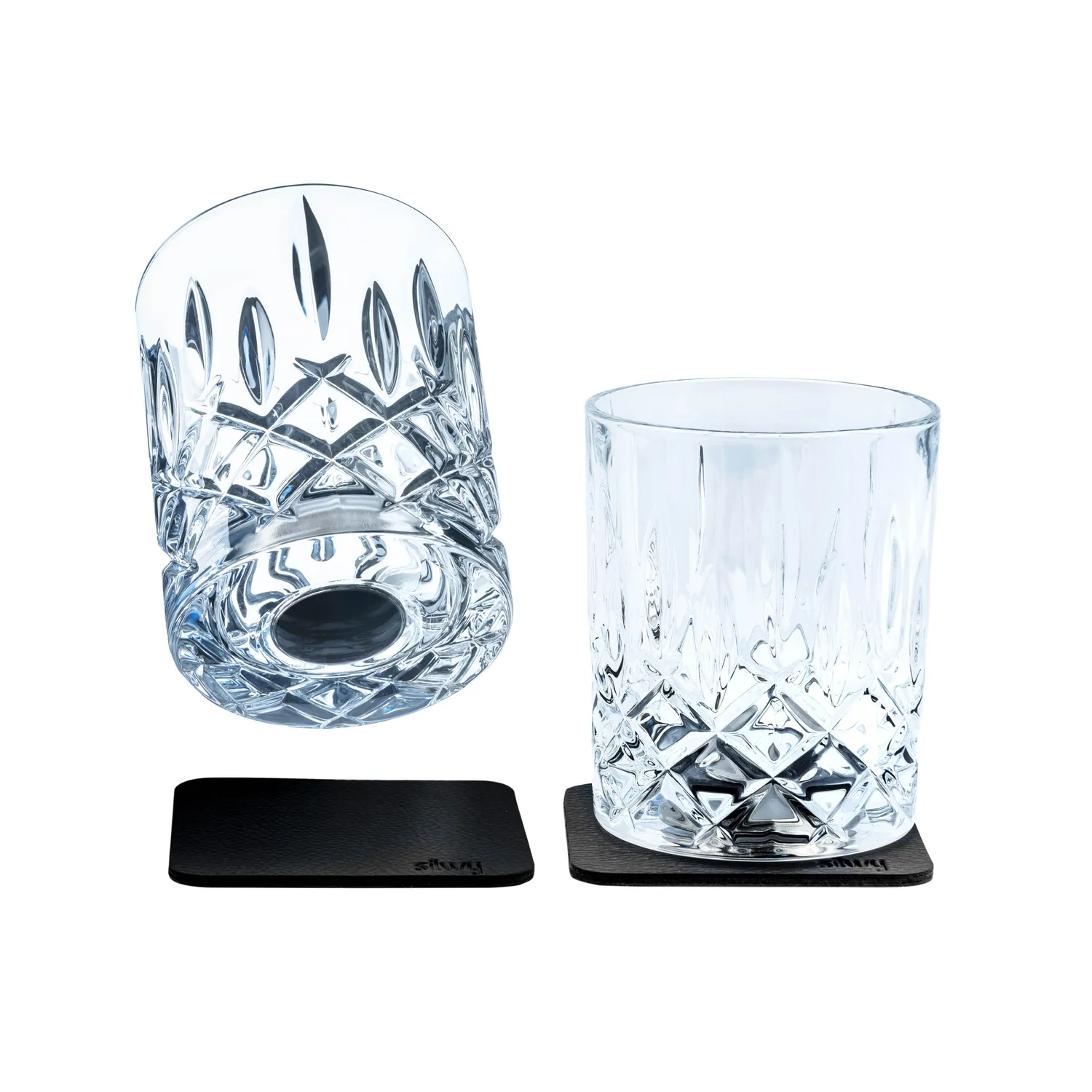 Silwy Whisky Diamond bicchieri magnetici set 2 pezzi tritan