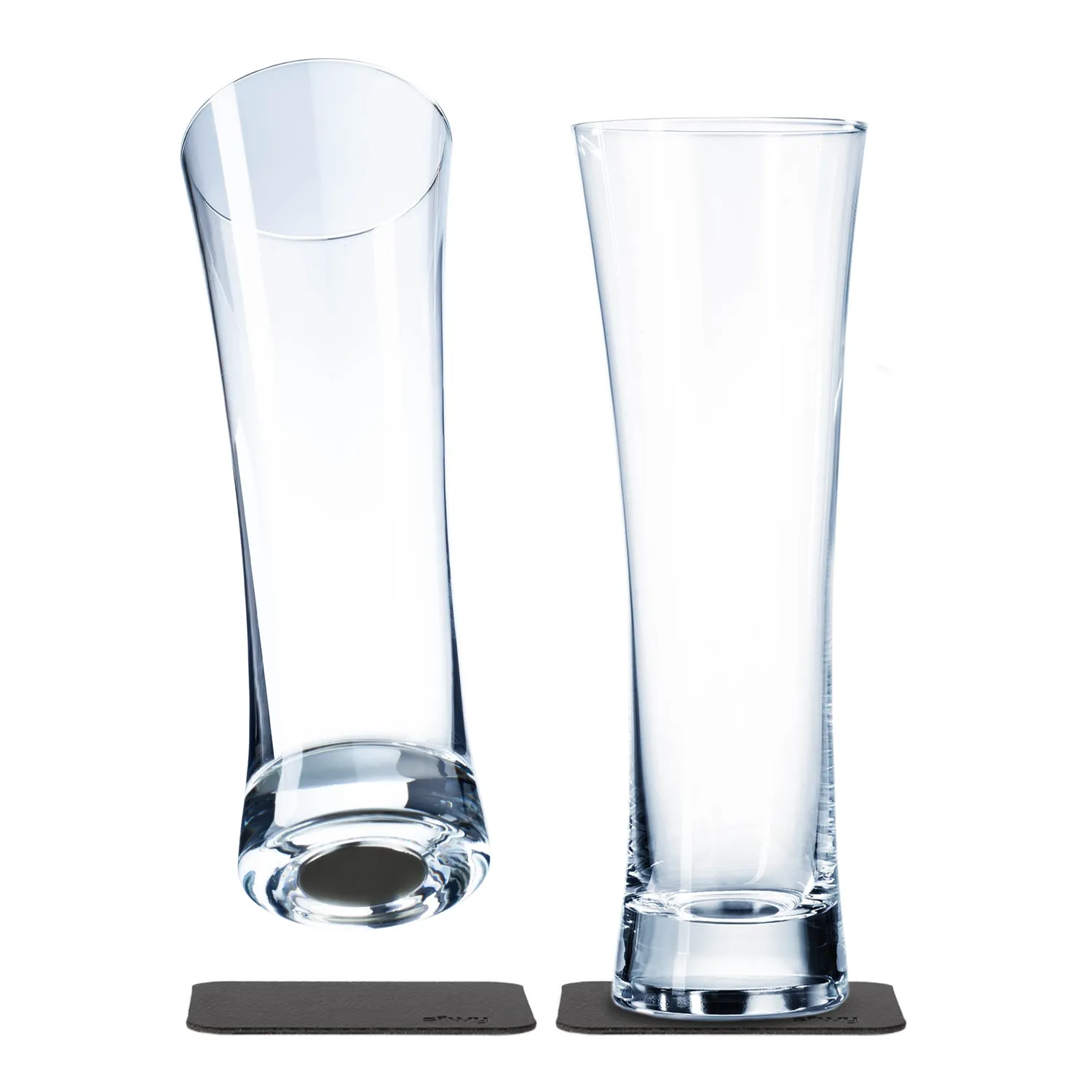 Silwy bicchieri magnetici birra in cristallo antiscivolo campeggio