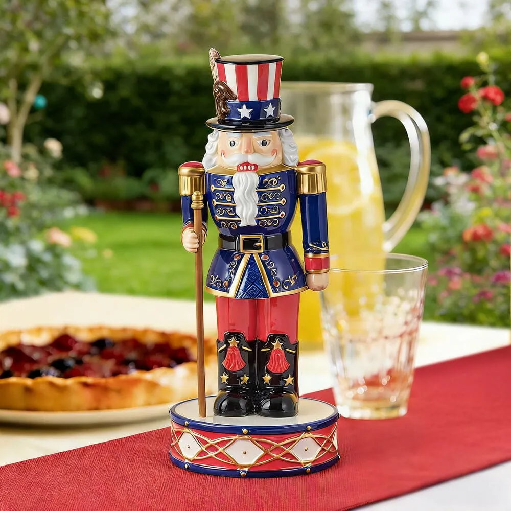 Fitz and Floyd Uncle Sam Schiaccianoci 33 cm terracotta