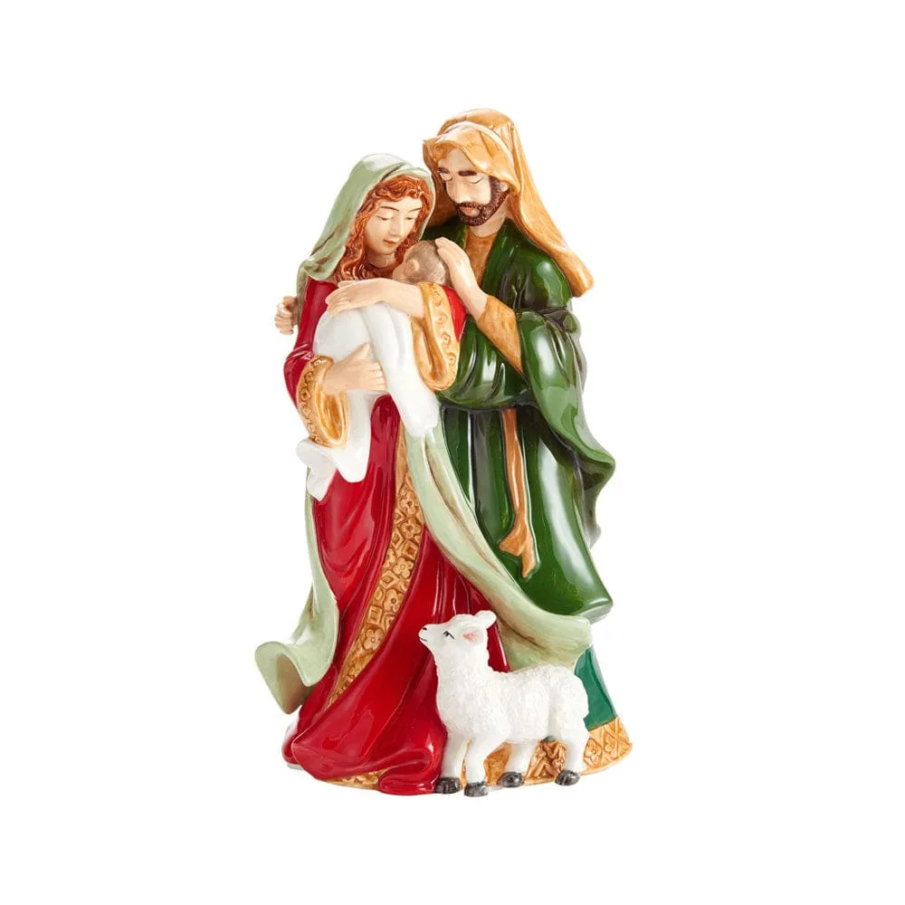 Fitz and Floyd Nativity Holy Family statuina presepe musicale