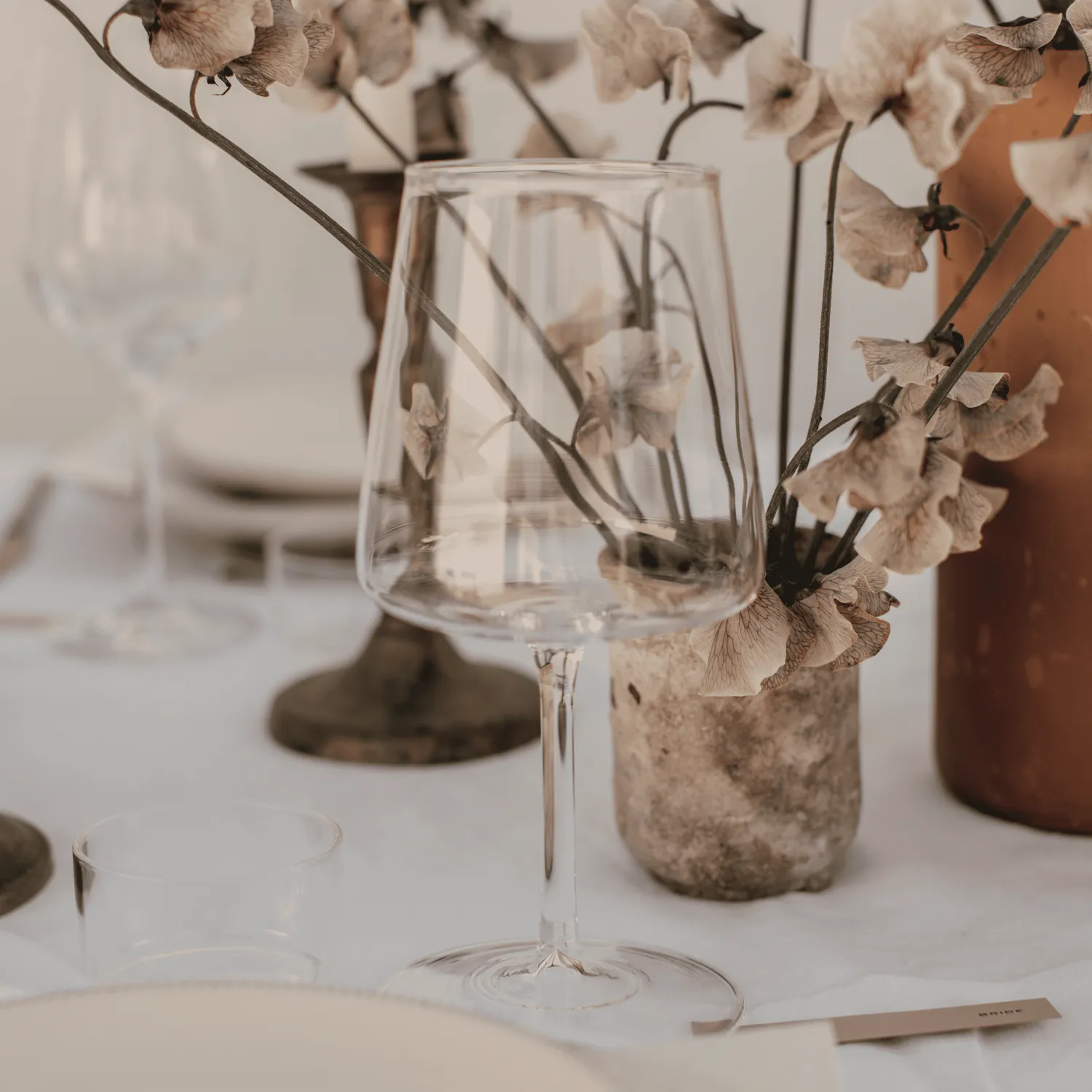 Tavola Ceramica Penelope Calici Vino Bianco 6 Pezzi in vetro