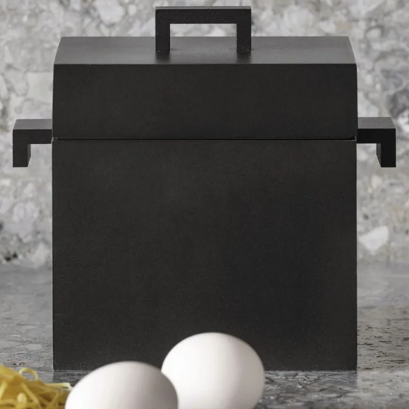 Alessi La Cubica cocotte acciaio cubica