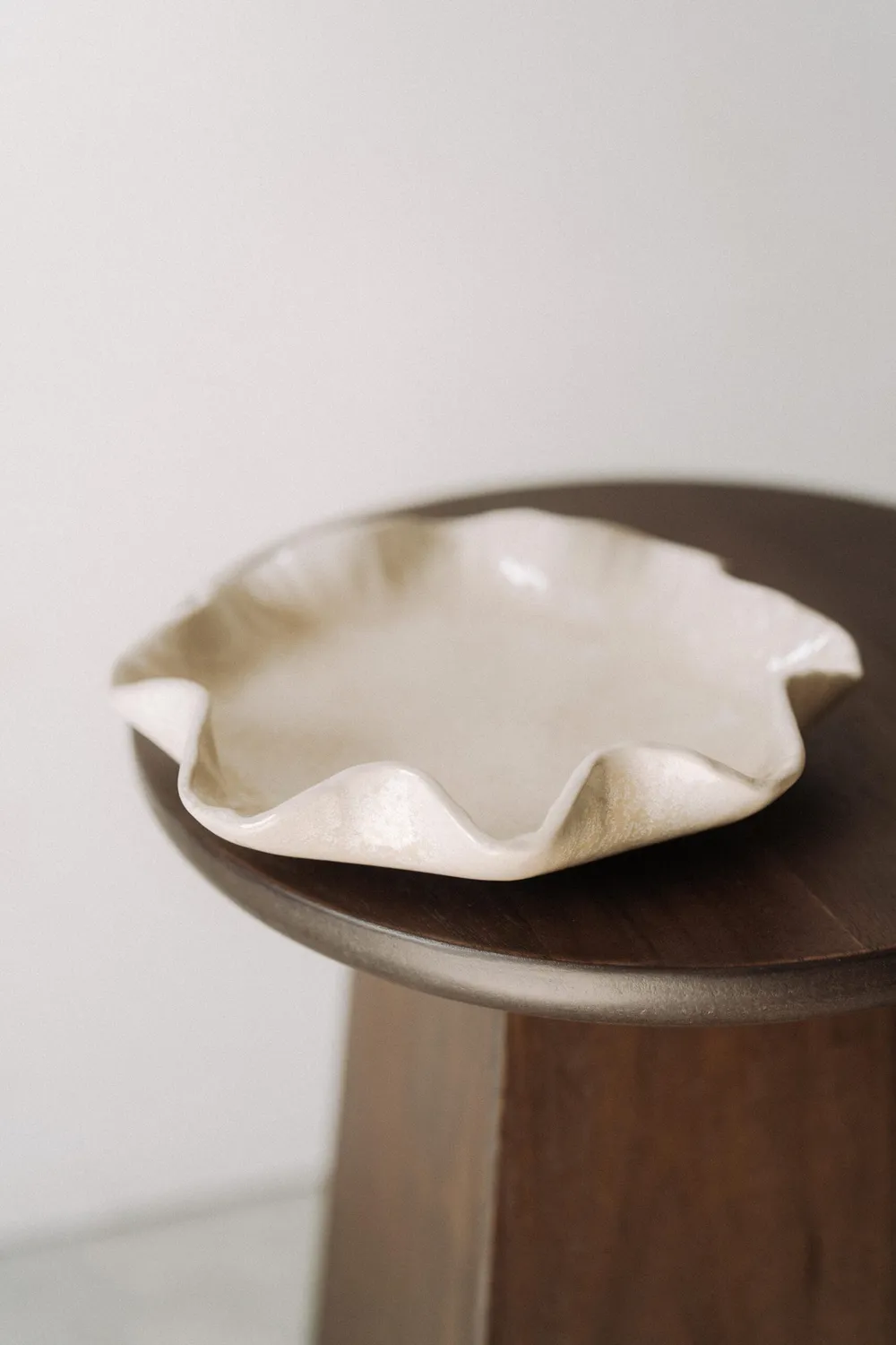 Poemi Aarde Ice piatto ceramica 21 cm bianco