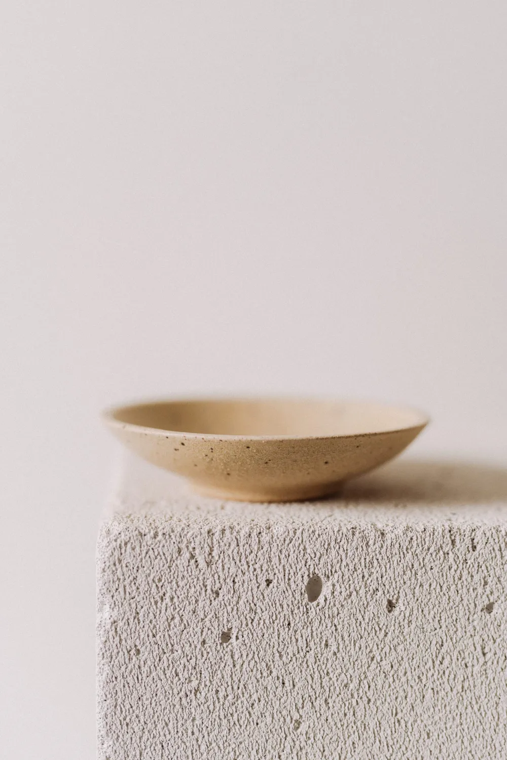 Poemi M'amuse piatto fondo ceramica 12 cm beige