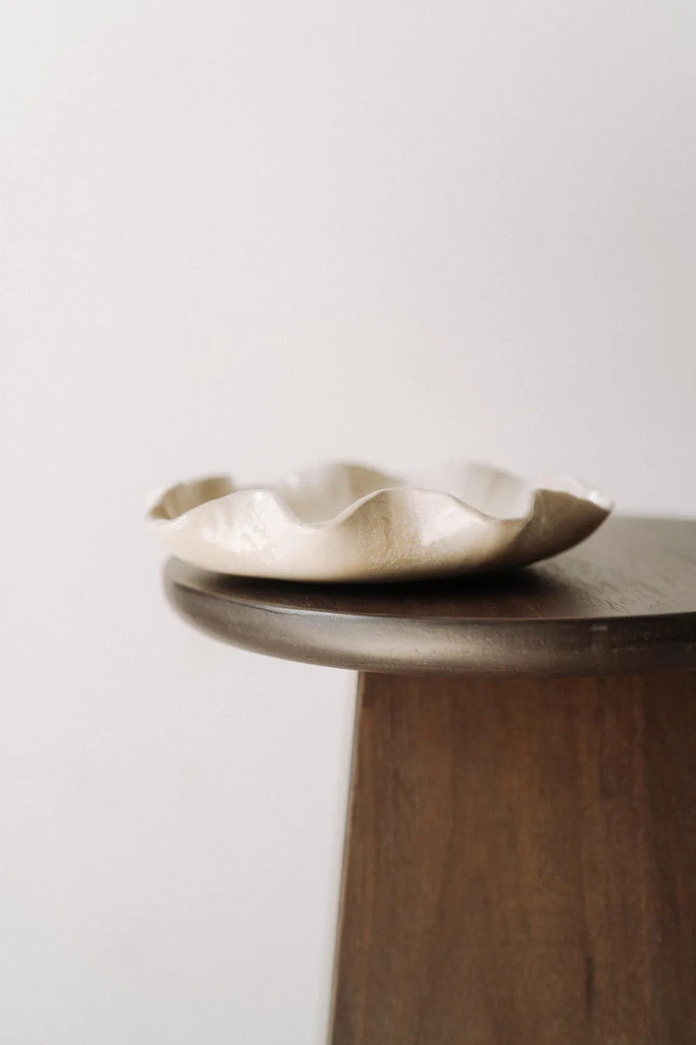 Poemi Aarde Ice piatto ceramica 21 cm bianco