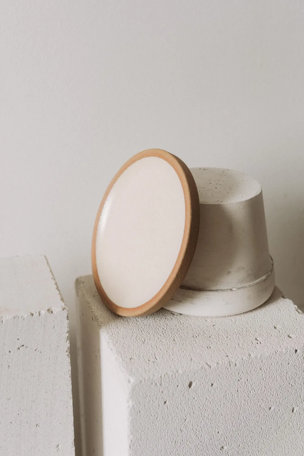 Poemi piatto terracotta 20 cm bianco opaco