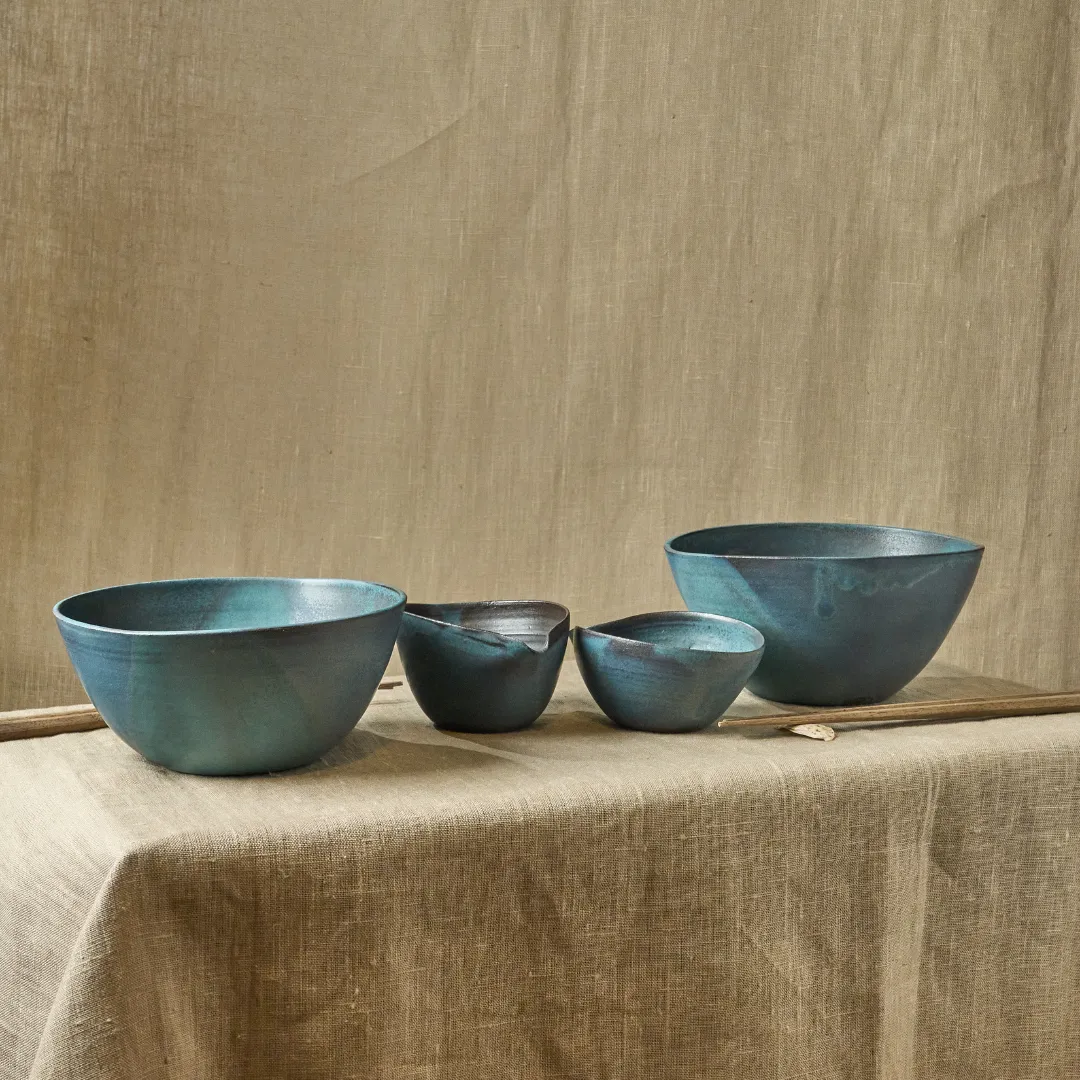 Studio Delta Pottery Ottanio set ciotole ramen 4 pezzi