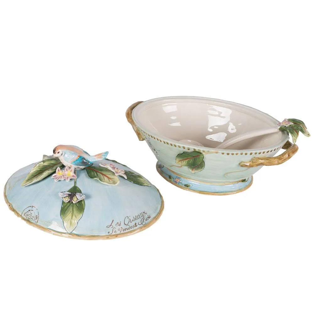 Fitz and Floyd Toulouse zuppiera con mestolo 3,5 qt