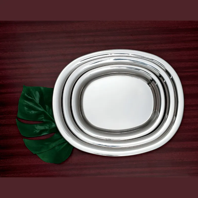 Alessi Mood piatto portata acciaio grande