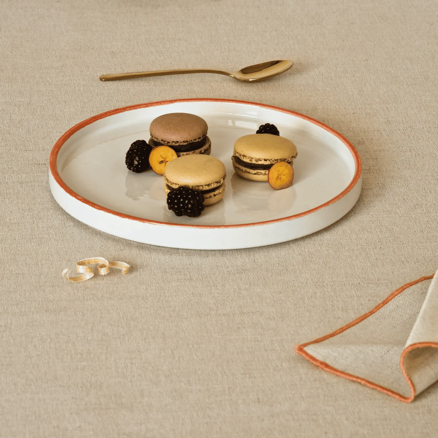 Tavola Ceramica Gigi piatto frutta Blu denim ceramica