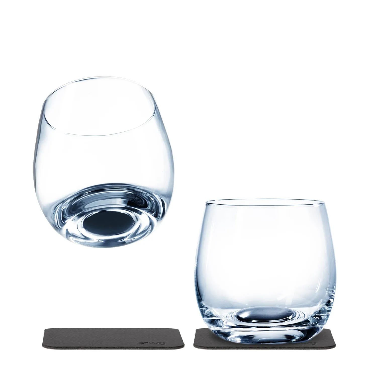 Silwy Whisky bicchieri magnetici 2 pezzi in Tritan