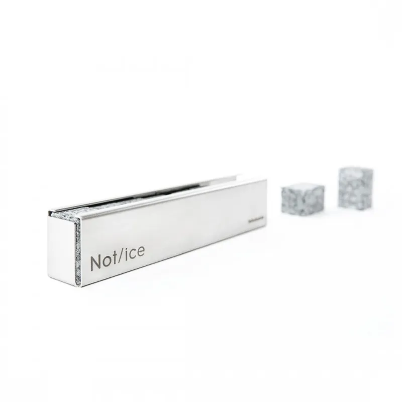 Not/Ice cubetti refrigeranti pietra ollare set 8 riutilizzabili