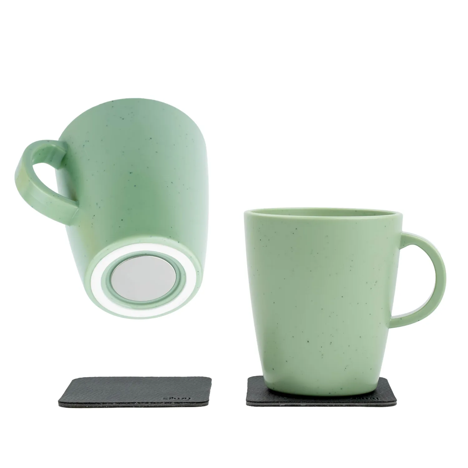 Silwy Dolomit Bicchieri Magnetici Plastica Green Antigraffio
