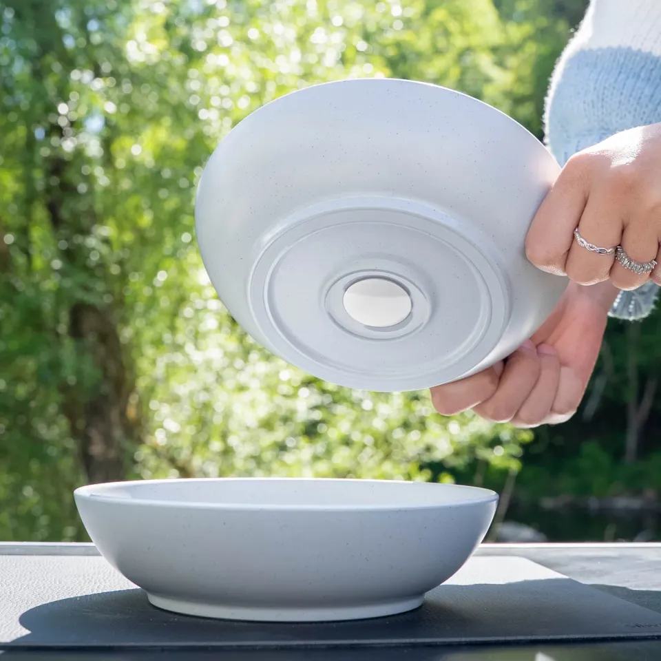 Silwy Dolomit White ciotole magnetiche plastica 20 cm