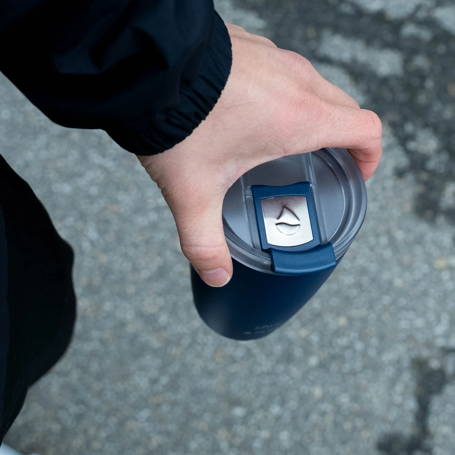 Silwy Midnight tazza termica magnetica acciaio 3 ore