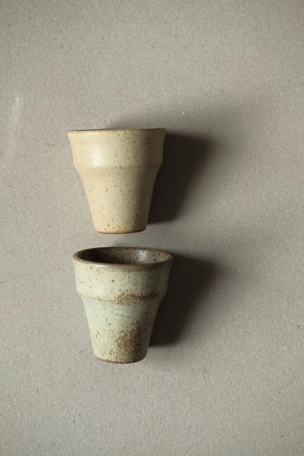Poemi Cupping tazza 240 ml verde pistacchio in gres