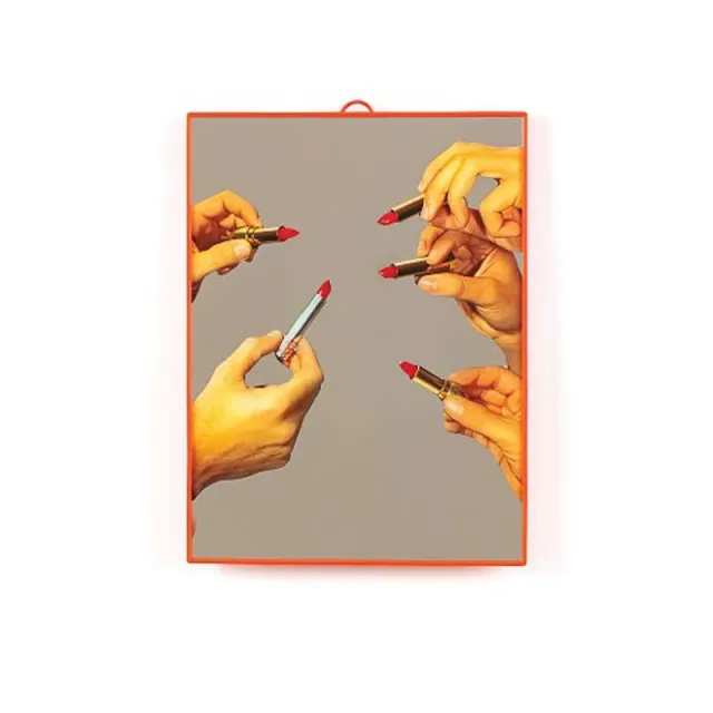 Seletti Wears Toiletpaper Lipsticks specchio medio
