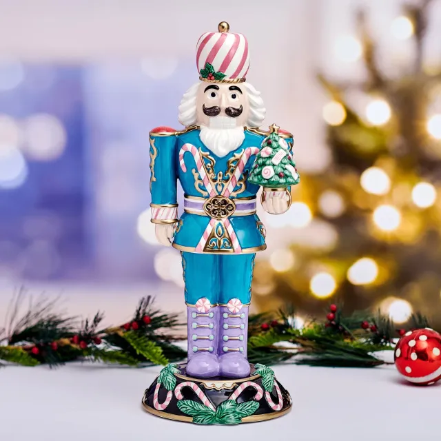Fitz and Floyd Holiday Nutcracker Sugar Plum schiaccianoci 43 cm